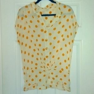 Polka dot blouse